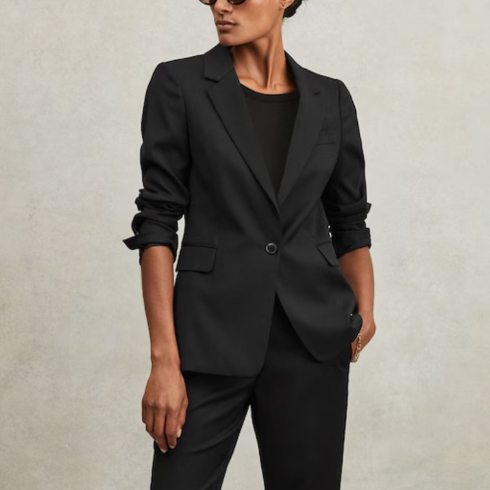 Reiss Haisley wool blazer, worn once, size 2 petite